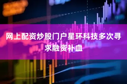 网上配资炒股门户星环科技多次寻求融资补血